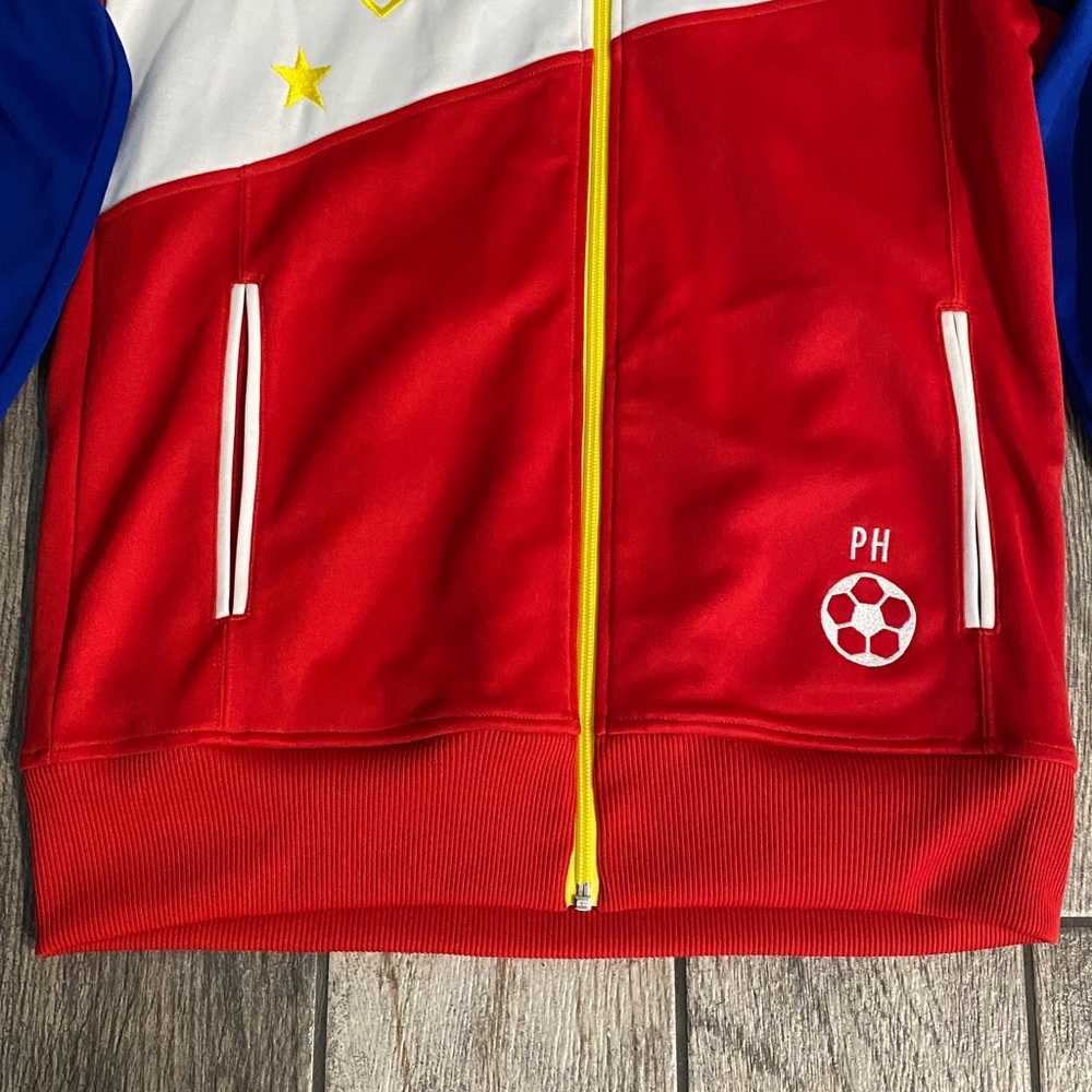 SMALL Men's Addidas Phillipines National Soccer Team Track Jacket (RARE ITEM) - Picture 3 of 9